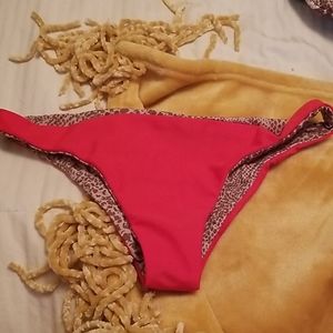 Acacia swimwear waikoloa bottom in red